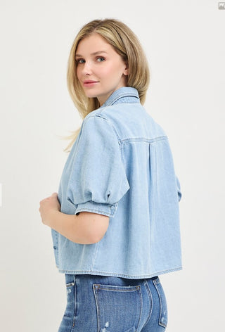 Bluebell Breeze Denim Top