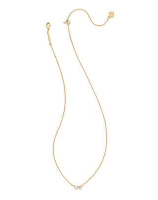 Juliette Pendant Necklace – White Crystal