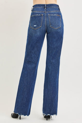 Hollis High Rise Straight Jeans