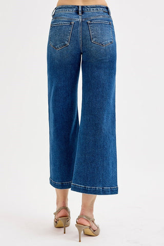 Valerie Crop Wide Leg Jeans