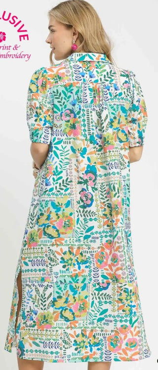 Festival Garden Midi Dress
