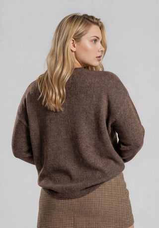 Cozy Essential Button Cardigan in Plus