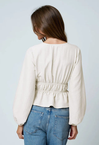 Softly Spoken Peplum Top
