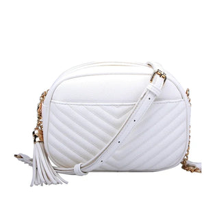Veronica Double-Zipper Crossbody
