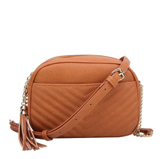 Veronica Double-Zipper Crossbody