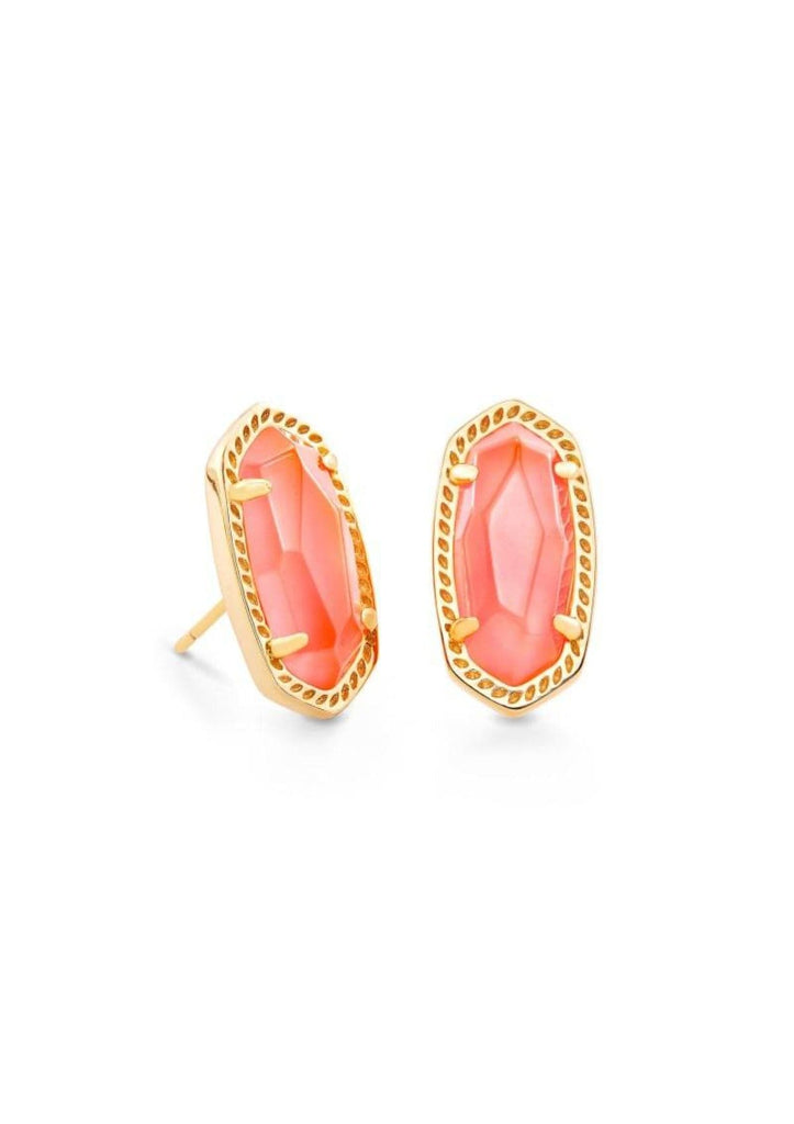 ACCESSORIES CORAL Kendra Scott Ellie Stud Earrings