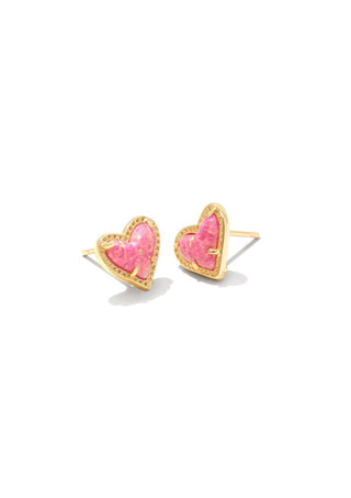 ACCESSORIES Kendra Scott Ari Heart Drusy Stud Earring