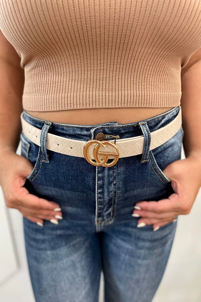 ACCESSORIES KHAKI / OS Say Less Belt