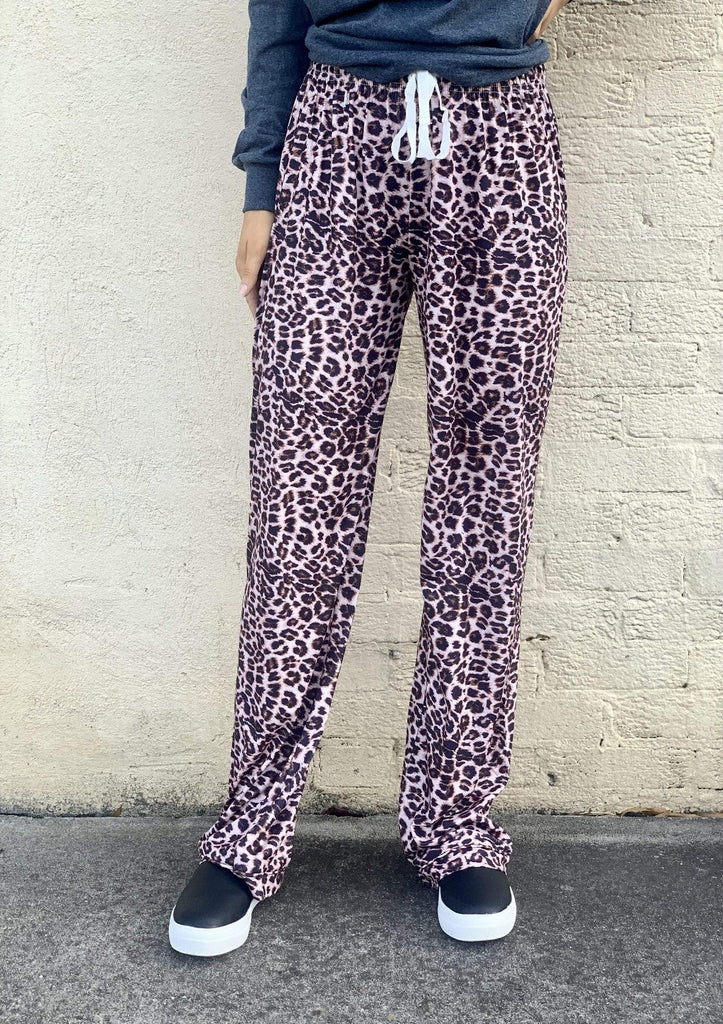 BOTTOMS S/M / LEOPARD Leopard Lounge Pants