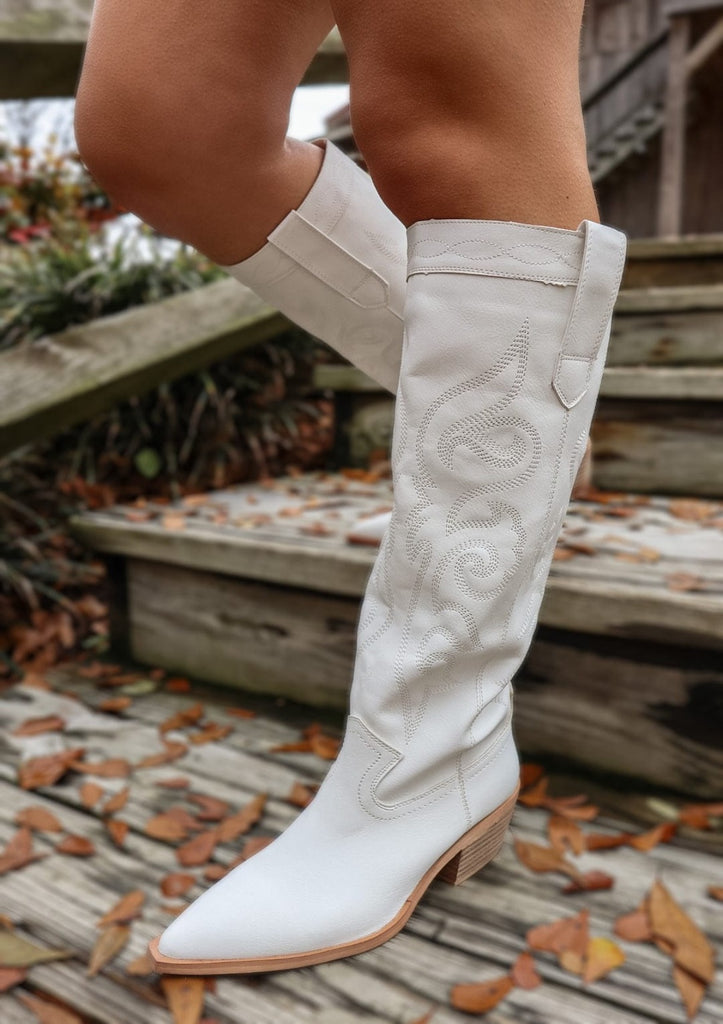 Shoes Zaire White Western Boots