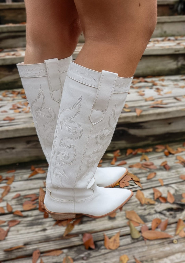 Shoes Zaire White Western Boots