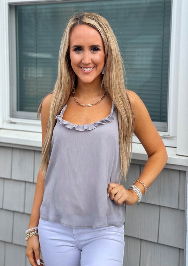 TOPS Classy Lady Tank Top